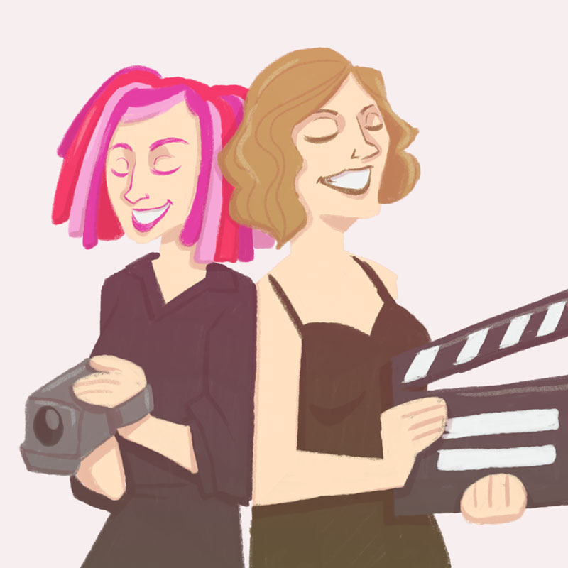WikiBOA - Icone - Lana e Lily Wachowski - by Arte Sghimbescia